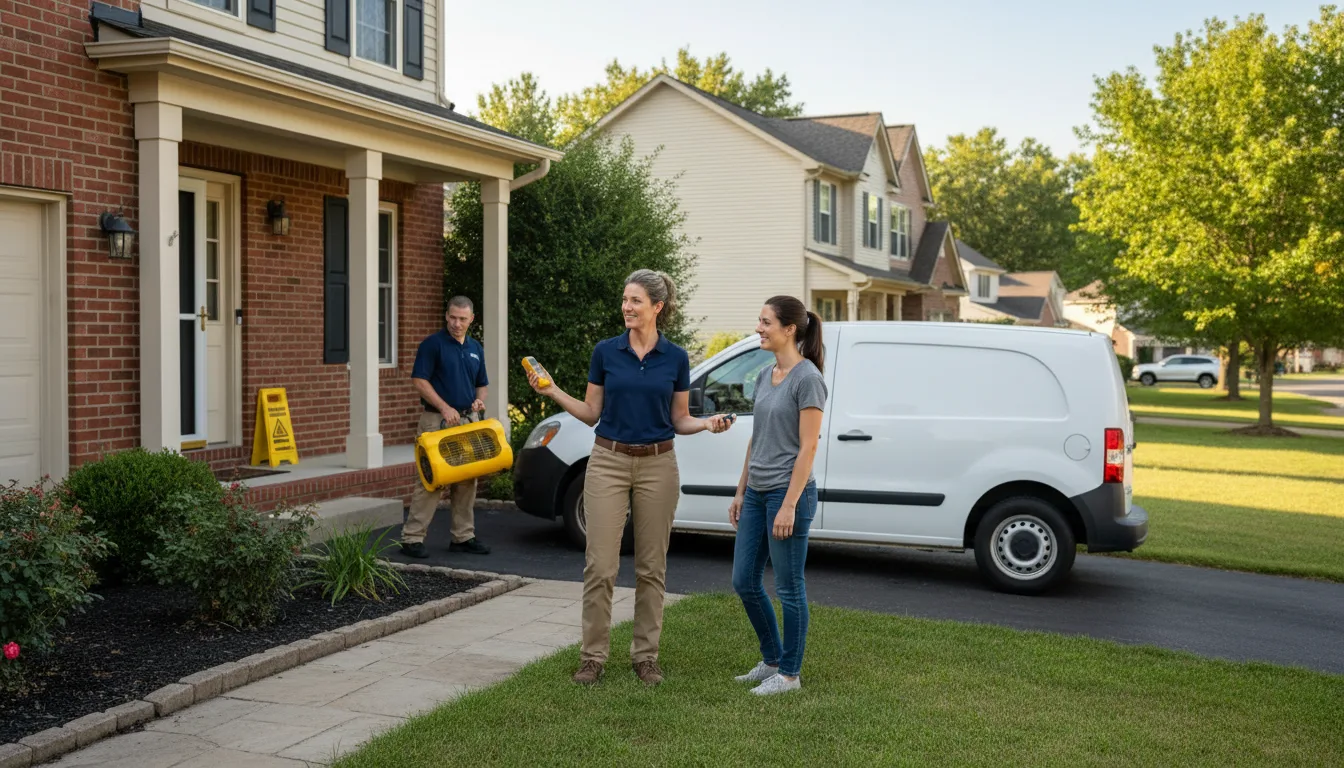 Residential water damage restoration in Taylor, NE